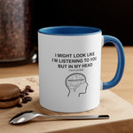Load image into Gallery viewer, Maplestory Funny Coffee Mug, 11oz I Might Look Like I&#39;m Listening Joke Humour Humor Birthday Christmas Valentine&#39;s Gift Cup
