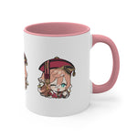 Load image into Gallery viewer, Yanfei Genshin Impact Accent Coffee Mug, 11oz Cups Mugs Cup Gift For Gamer Gifts Game Anime Fanart Fan Birthday Valentine&#39;s Christmas
