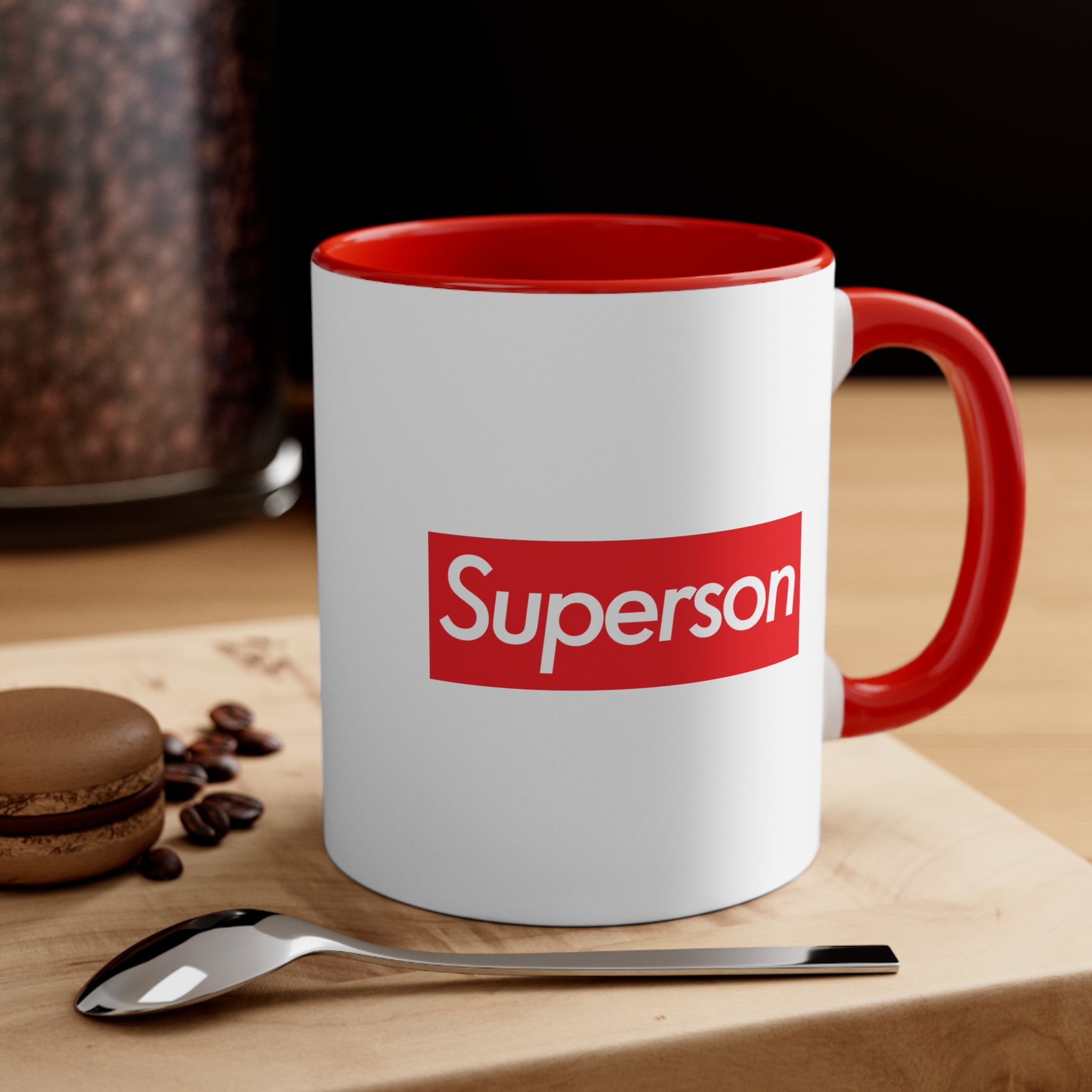 Superson Accent Coffee Mug, 11oz super Inspired Funny Child Children Appreciation Gift For Sons Son Thank You Thankful Birthday Christmas