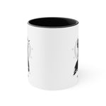 Load image into Gallery viewer, Helldivers 2 Coffee Mug, 11oz  Black &amp; White Artistic Art Poster Design Minimalistic Gift Gamer Game Fanart Abstract Graphic Democracy Liberty Birthday Christmas
