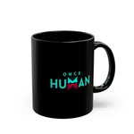 Load image into Gallery viewer, Once Human Black Mug (11oz, 15oz) Gift for gamers friend friends girlfriend boyfriend deviant deviation cup present gifts birthday valentine
