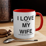 Load image into Gallery viewer, Helldivers 2 Wife Coffee Mug, 11oz I Love It When My Wife Let Me Play Helldivers 2 Gift For Husband Funny Joke Comedy Helldivers Cup Humor Humour
