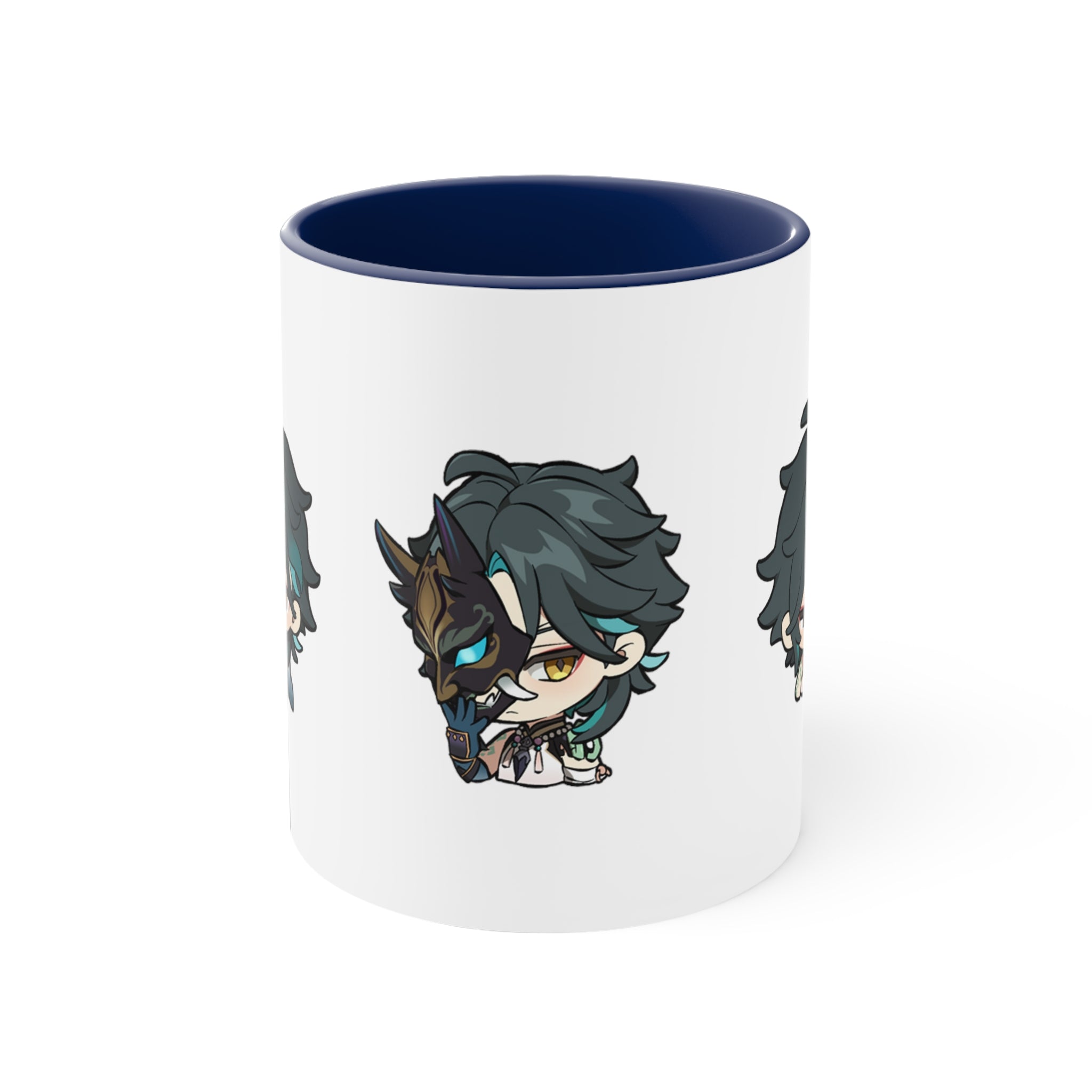 Xiao Genshin Impact Accent Coffee Mug, 11oz Cups Mugs Cup Gift For Gamer Gifts Game Anime Fanart Fan Birthday Valentine's Christmas