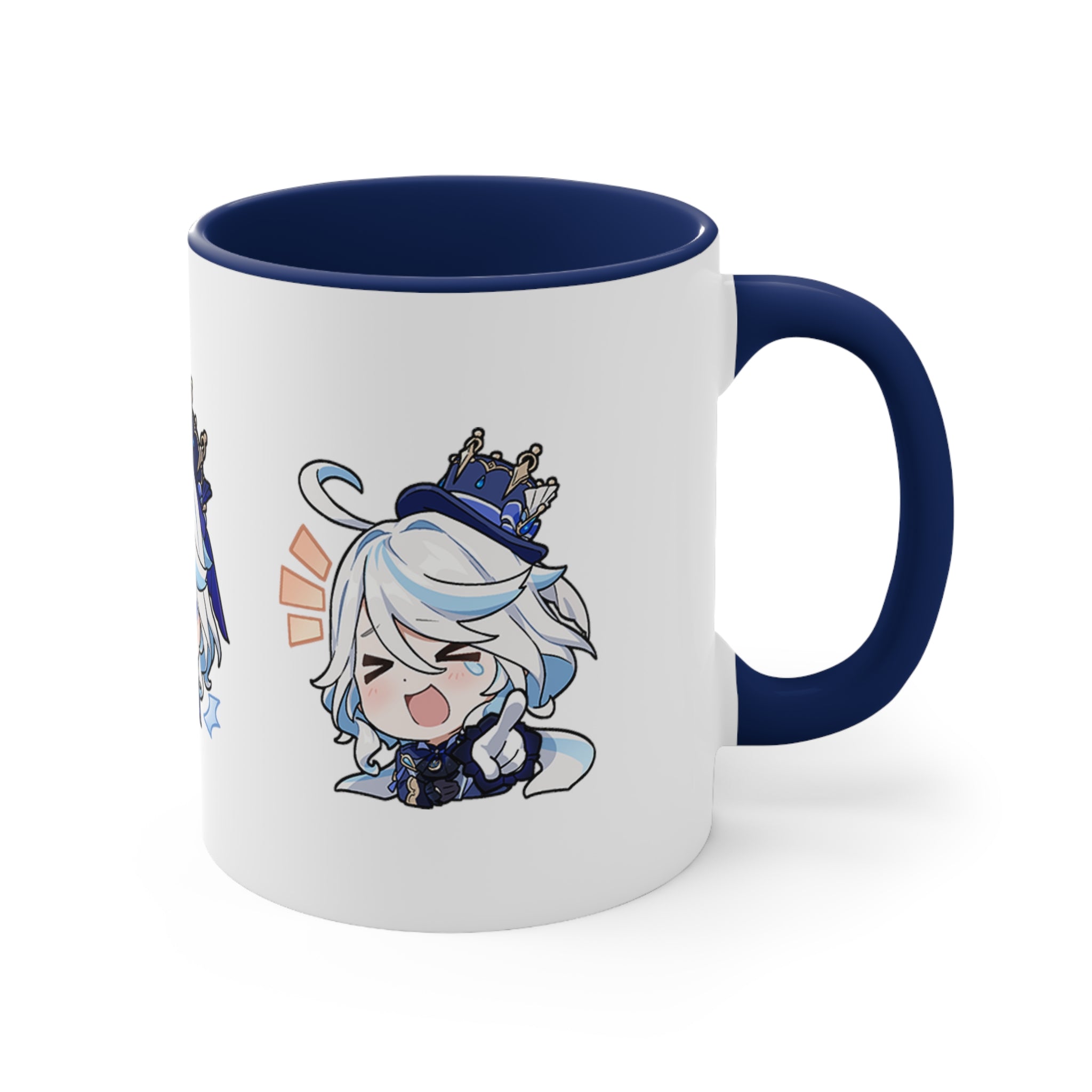 Furina Genshin Impact Accent Coffee Mug, 11oz Cups Mugs Cup Gift For Gamer Gifts Game Anime Fanart Fan Birthday Valentine's Christmas