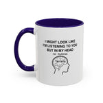 Load image into Gallery viewer, Terraria Gamer Mug — "I Might Look Like I’m Listening to You But In My Head I’m Playing Terraria" (11oz/15oz)
