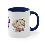 Load image into Gallery viewer, Fischl Genshin Impact Accent Coffee Mug, 11oz Cups Mugs Cup Gift For Gamer Gifts Game Anime Fanart Fan Birthday Valentine&#39;s Christmas
