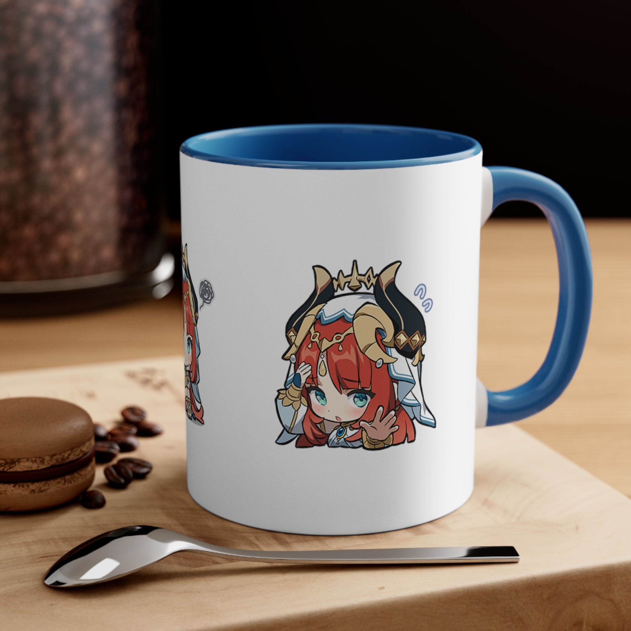 Nilou Genshin Impact Accent Coffee Mug, 11oz Cups Mugs Cup Gift For Gamer Gifts Game Anime Fanart Fan Birthday Valentine's Christmas