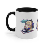 Load image into Gallery viewer, Fischl Genshin Impact Accent Coffee Mug, 11oz Cups Mugs Cup Gift For Gamer Gifts Game Anime Fanart Fan Birthday Valentine&#39;s Christmas
