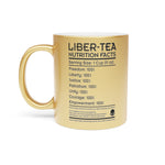 Load image into Gallery viewer, Helldivers 2 Metallic Mug Shiny (Silver\Gold) Helldiver Gift For Gamer Game Cup Mugs Cups Liberty Libertea Liber-tea Gifts Birthday Christmas
