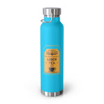 Load image into Gallery viewer, Helldivers 2 Liber-tea Copper Vacuum Insulated Bottle, 22oz Helldiver Liberty Libertea mug cup bottle flask tumbler How Bout A Nice Cup Of Libertea
