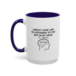 Load image into Gallery viewer, Terraria Gamer Mug — "I Might Look Like I’m Listening to You But In My Head I’m Playing Terraria" (11oz/15oz)
