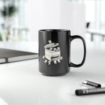 Load image into Gallery viewer, Copy Cats Black Mug (11oz, 15oz) Cute Cats Photocopier Gift For Him Gift For Her Birthday Christmas Valentine Cup Adorable Puns
