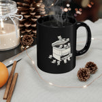 Load image into Gallery viewer, Copy Cats Black Mug (11oz, 15oz) Cute Cats Photocopier Gift For Him Gift For Her Birthday Christmas Valentine Cup Adorable Puns
