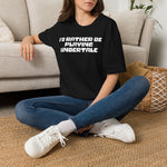 Load image into Gallery viewer, Classic White T-Shirt — Minimal Everyday Tee Undertale
