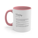 Load image into Gallery viewer, Birthday Funny Definitions Coffee Mug, 11oz Gift For Him Gift For Her Celebration Humor Humour Cup
