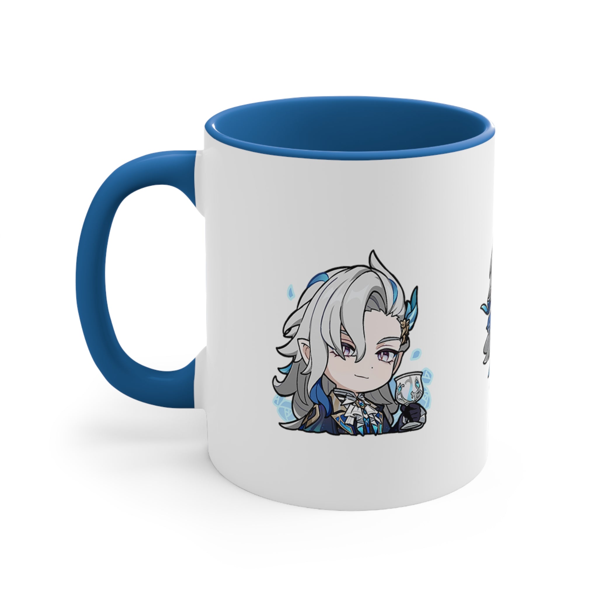 Neuvillette Genshin Impact Accent Coffee Mug, 11oz  Cups Mugs Cup Gift For Gamer Gifts Game Anime Fanart Fan Birthday Valentine's Christmas