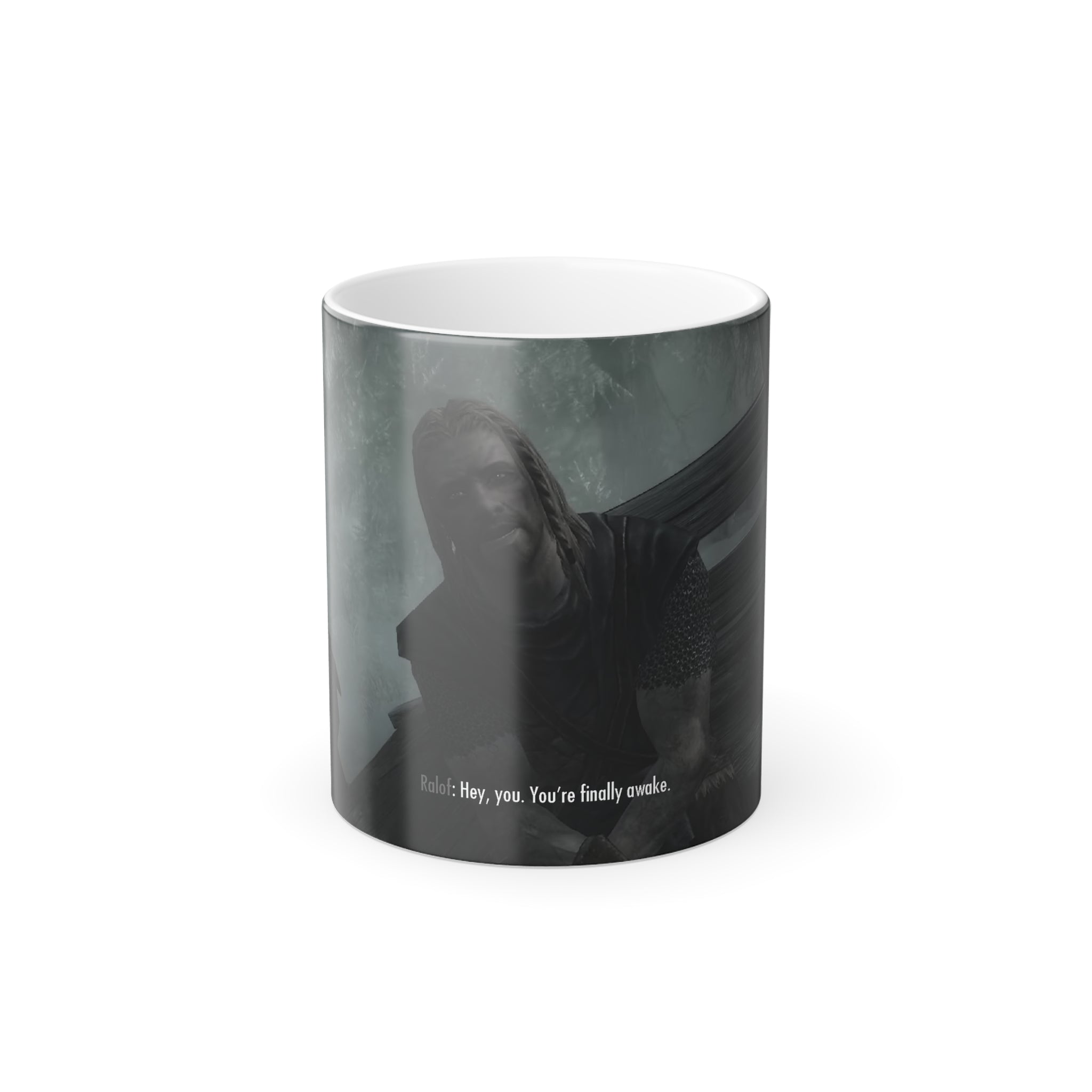 Skyrim Ralof scene Color Morphing Mug, 11oz