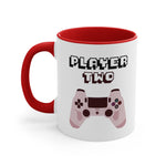 Load image into Gallery viewer, Player One &amp; Two  Gamer Coffee Mug, 11oz Gamer Mug Couple Mug Gift For Him Gift For Her Valentine
