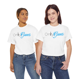 Onlyguns V2 Onlyfans Inspired Funny Unisex Heavy Cotton Tee