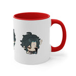 Load image into Gallery viewer, Xiao Genshin Impact Accent Coffee Mug, 11oz Cups Mugs Cup Gift For Gamer Gifts Game Anime Fanart Fan Birthday Valentine&#39;s Christmas
