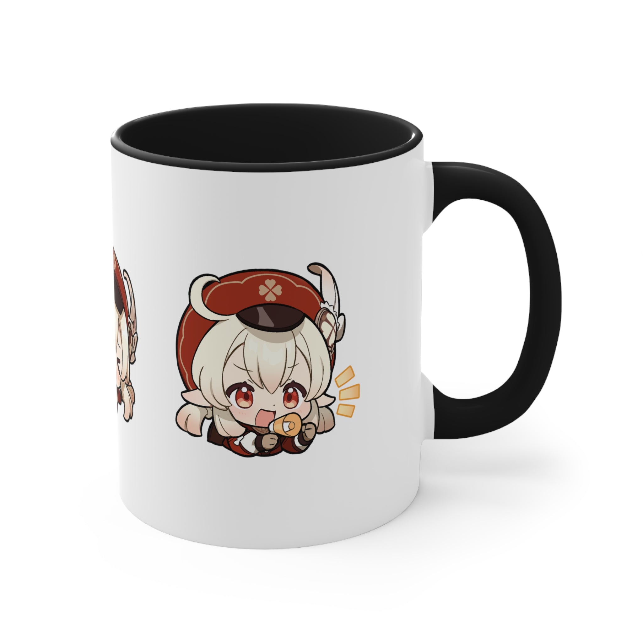 Klee Genshin Impact Accent Coffee Mug, 11oz Cups Mugs Cup Gift For Gamer Gifts Game Anime Fanart Fan Birthday Valentine's Christmas