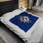 Load image into Gallery viewer, Helldivers 2 Superearth Flag Velveteen Plush Blanket Helldiver Gift Bedding Bed Cover Cape Flag Couple Single Gamer Game Gifts Birthday Christmas Anniversary
