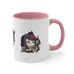 Load image into Gallery viewer, Kujou Sara Genshin Impact Accent Coffee Mug, 11oz Cups Mugs Cup Gift For Gamer Gifts Game Anime Fanart Fan Birthday Valentine&#39;s Christmas
