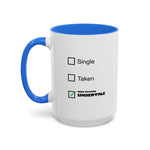 Load image into Gallery viewer, Undertale Fan Mug – "Busy Playing Undertale" Checkbox Coffee Cup (11oz/15oz)

