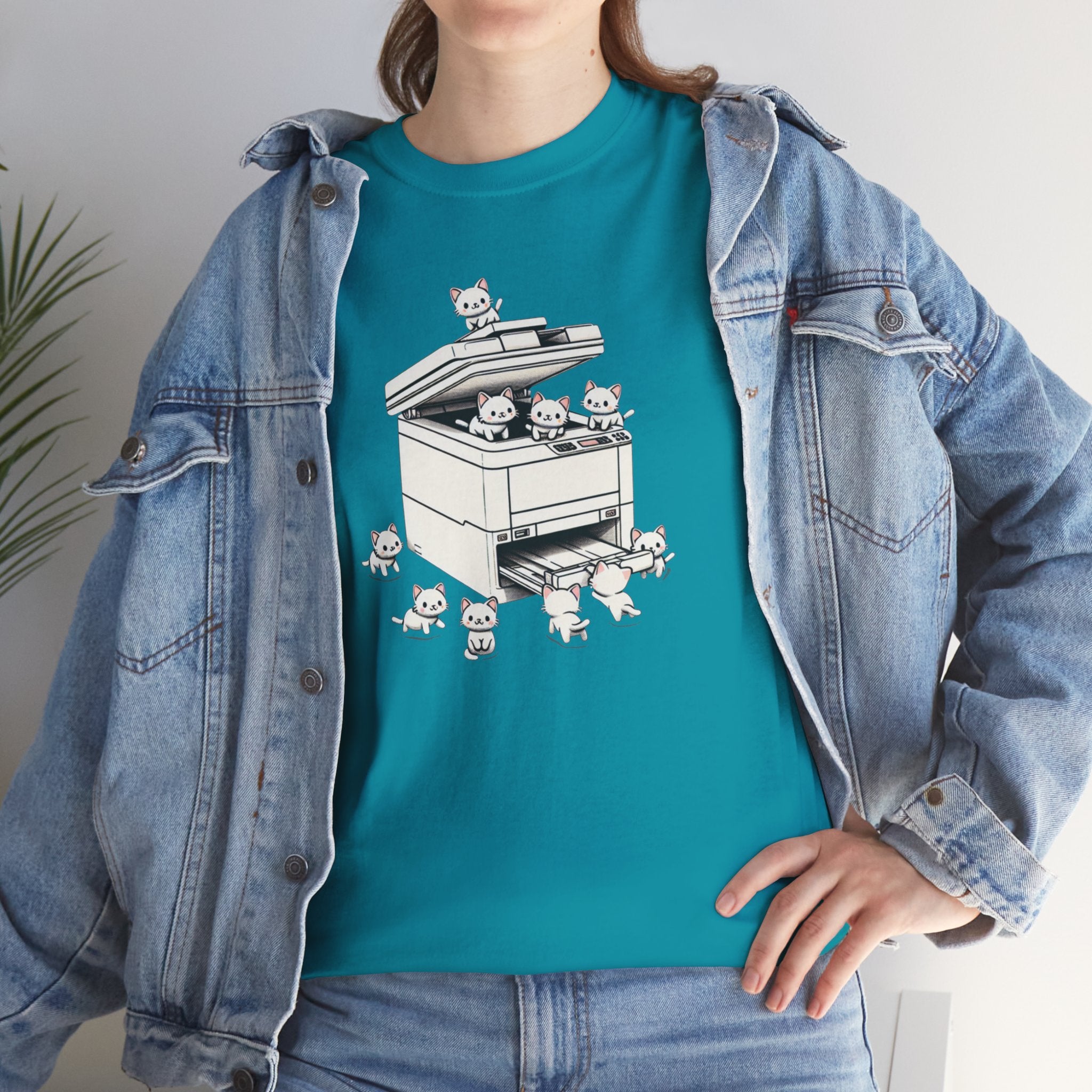 Copy Cats T-Shirt Unisex Heavy Cotton Tee Gift For Him Gift For Her Cute Shirt Couple Birthday Christmas TShirt Photocopier