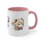 Load image into Gallery viewer, Fischl Genshin Impact Accent Coffee Mug, 11oz Cups Mugs Cup Gift For Gamer Gifts Game Anime Fanart Fan Birthday Valentine&#39;s Christmas
