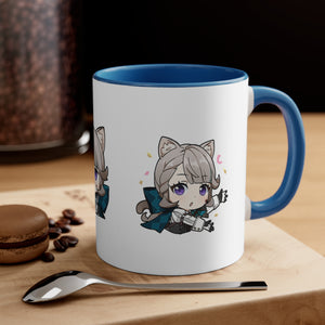 Lynette Genshin Impact Accent Coffee Mug, 11oz Cups Mugs Cup Gift For Gamer Gifts Game Anime Fanart Fan Birthday Valentine's Christmas