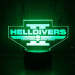 Load image into Gallery viewer, Helldivers 2 Superearth Logo 3d LED
