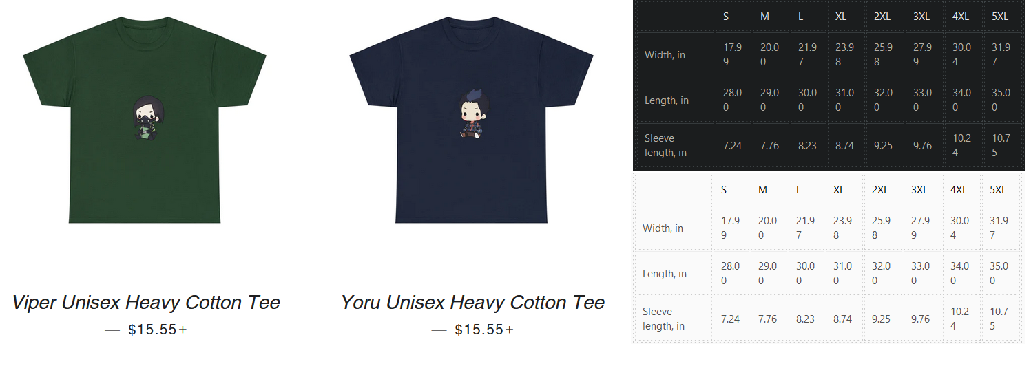 All Agents Valorant T-Shirts Unisex Heavy Cotton Tee Shirt