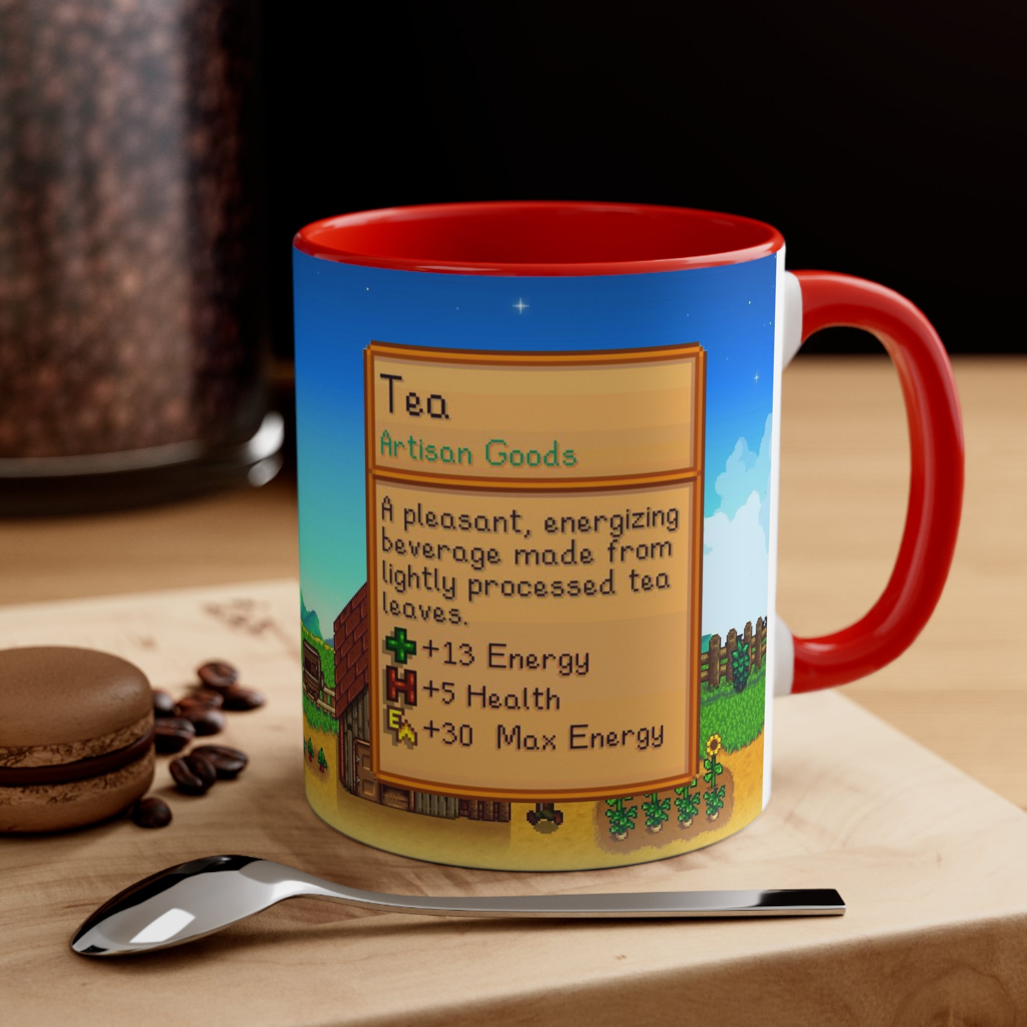 Stardew Valley Tea Coffee Mug  Stardew Valley Gift, Valley Coffee Mug, Stardew Valley Game, Stardew Valley Cup, Stardew Mug, Video Game Mug, Gamer Mug