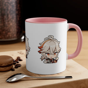 Kazuha Genshin Impact Accent Coffee Mug, 11oz Cups Mugs Cup Gift For Gamer Gifts Game Anime Fanart Fan Birthday Valentine's Christmas