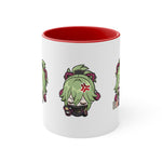 Load image into Gallery viewer, Kuki Genshin Impact Accent Coffee Mug, 11oz Cups Mugs Cup Gift For Gamer Gifts Game Anime Fanart Fan Birthday Valentine&#39;s Christmas
