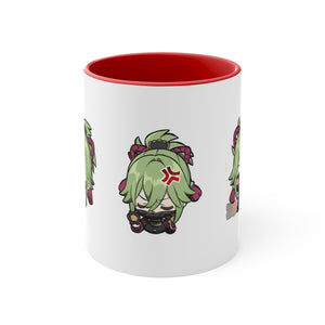 Kuki Genshin Impact Accent Coffee Mug, 11oz Cups Mugs Cup Gift For Gamer Gifts Game Anime Fanart Fan Birthday Valentine's Christmas