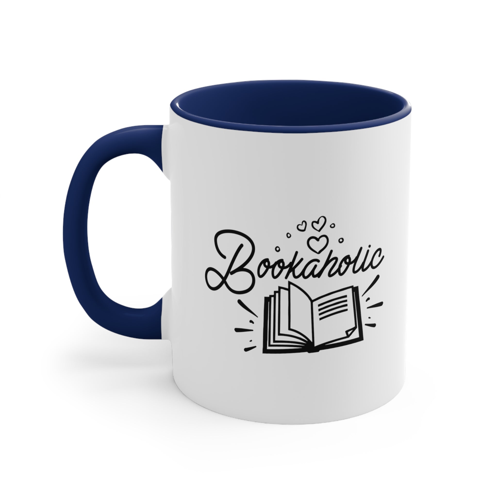 Bookaholic Funny Coffee Mug, 11oz Bookworm Book Worm Book Reader Joke Humour Humor Birthday Christmas Valentine's Gift Cup