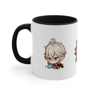 Kazuha Genshin Impact Accent Coffee Mug, 11oz Cups Mugs Cup Gift For Gamer Gifts Game Anime Fanart Fan Birthday Valentine's Christmas