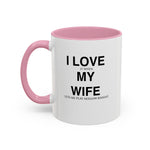 Load image into Gallery viewer, Hollow Knight Wife Mug — "I Love It When My Wife Lets Me Play Hollow Knight" Ceramic Coffee Mug
