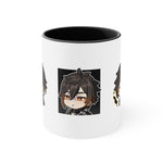 Load image into Gallery viewer, Zhong Li Genshin Impact Accent Coffee Mug, 11oz Cups Mugs Cup Gift For Gamer Gifts Game Anime Fanart Fan Birthday Valentine&#39;s Christmas
