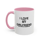 Load image into Gallery viewer, I Love My Girlfriend Coffee Mug — Romantic Black-Handle 11oz &amp; 15oz Gift
