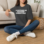 Load image into Gallery viewer, Classic White T-Shirt — Minimal Everyday Tee Undertale
