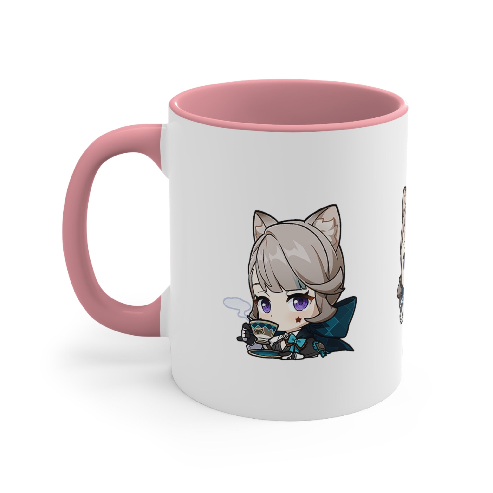 Lynette Genshin Impact Accent Coffee Mug, 11oz Cups Mugs Cup Gift For Gamer Gifts Game Anime Fanart Fan Birthday Valentine's Christmas