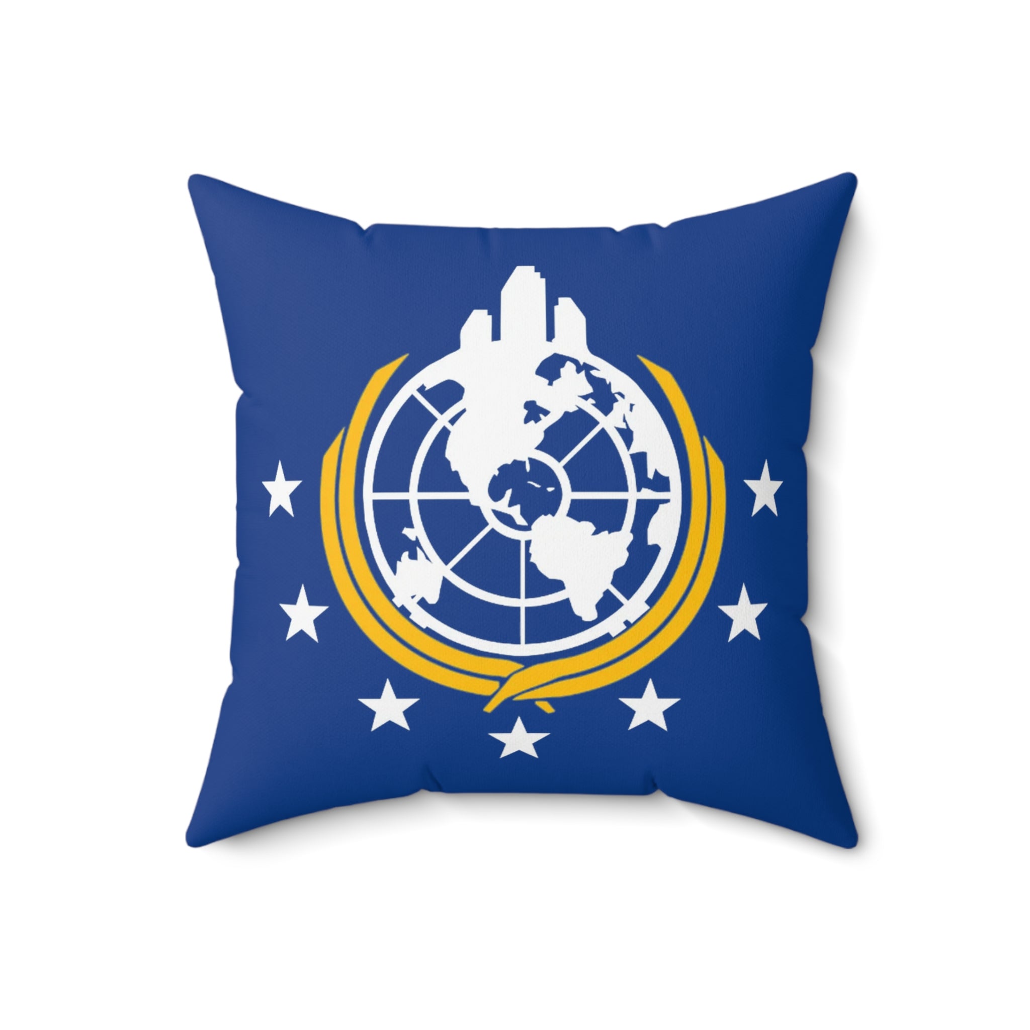 Helldivers 2 Superearth Spun Polyester Square Pillow Funny Cute Helldiver Gift For Him Her Super Earth Democracy Gifts Birthday Christmas