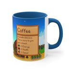 Load image into Gallery viewer, Stardew Valley Accent Coffee Mug, Stardew Valley Gift, Valley Coffee Mug, Stardew Valley Game, Stardew Valley Cup, Stardew Mug, Video Game Mug, Gamer Mug
