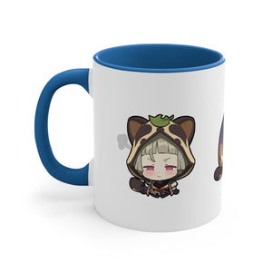 Sayu Genshin Impact Accent Coffee Mug, 11oz Cups Mugs Cup Gift For Gamer Gifts Game Anime Fanart Fan Birthday Valentine's Christmas