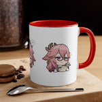 Load image into Gallery viewer, Yae Miko Genshin Impact Accent Coffee Mug, 11oz Cups Mugs Cup Gift For Gamer Gifts Game Anime Fanart Fan Birthday Valentine&#39;s Christmas
