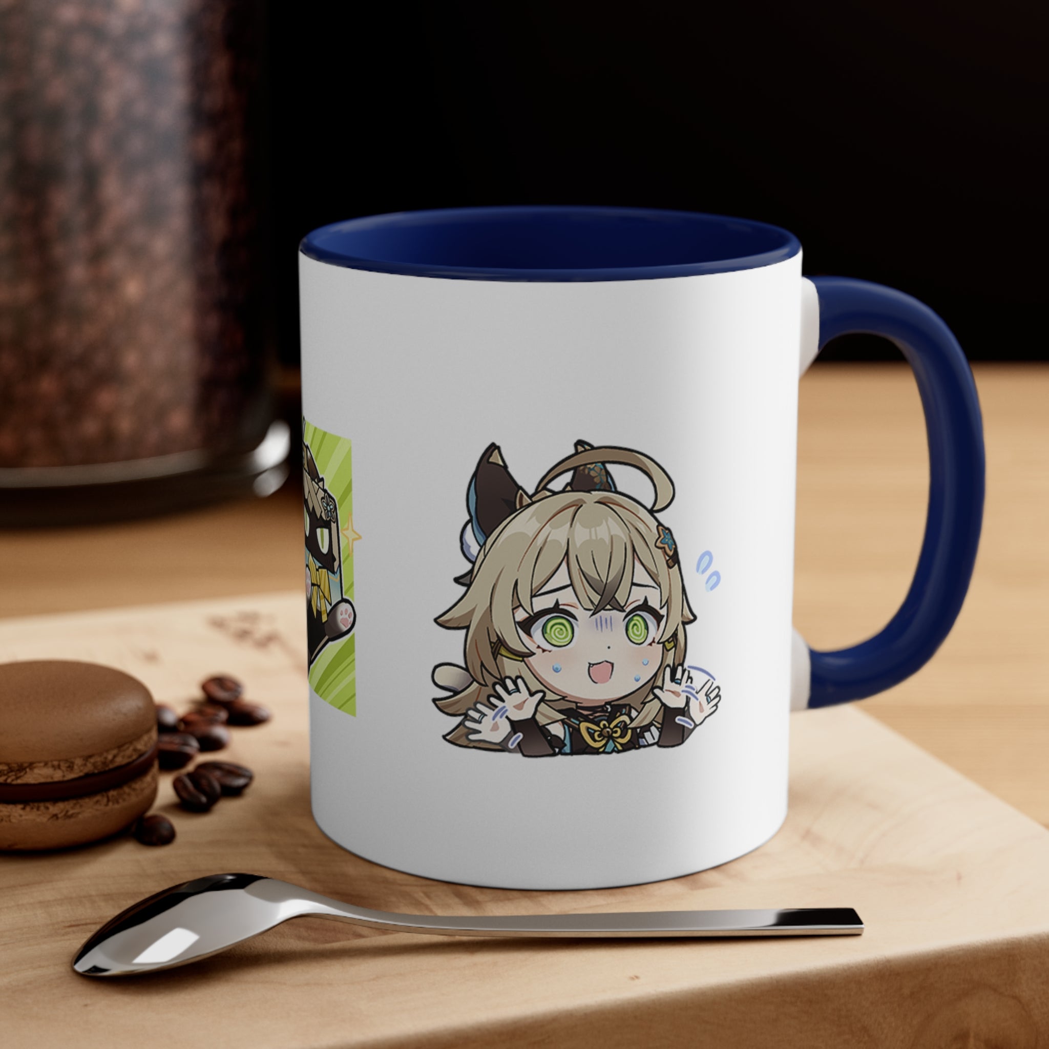Kiara Genshin Impact Accent Coffee Mug, 11oz Cups Mugs Cup Gift For Gamer Gifts Game Anime Fanart Fan Birthday Valentine's Christmas
