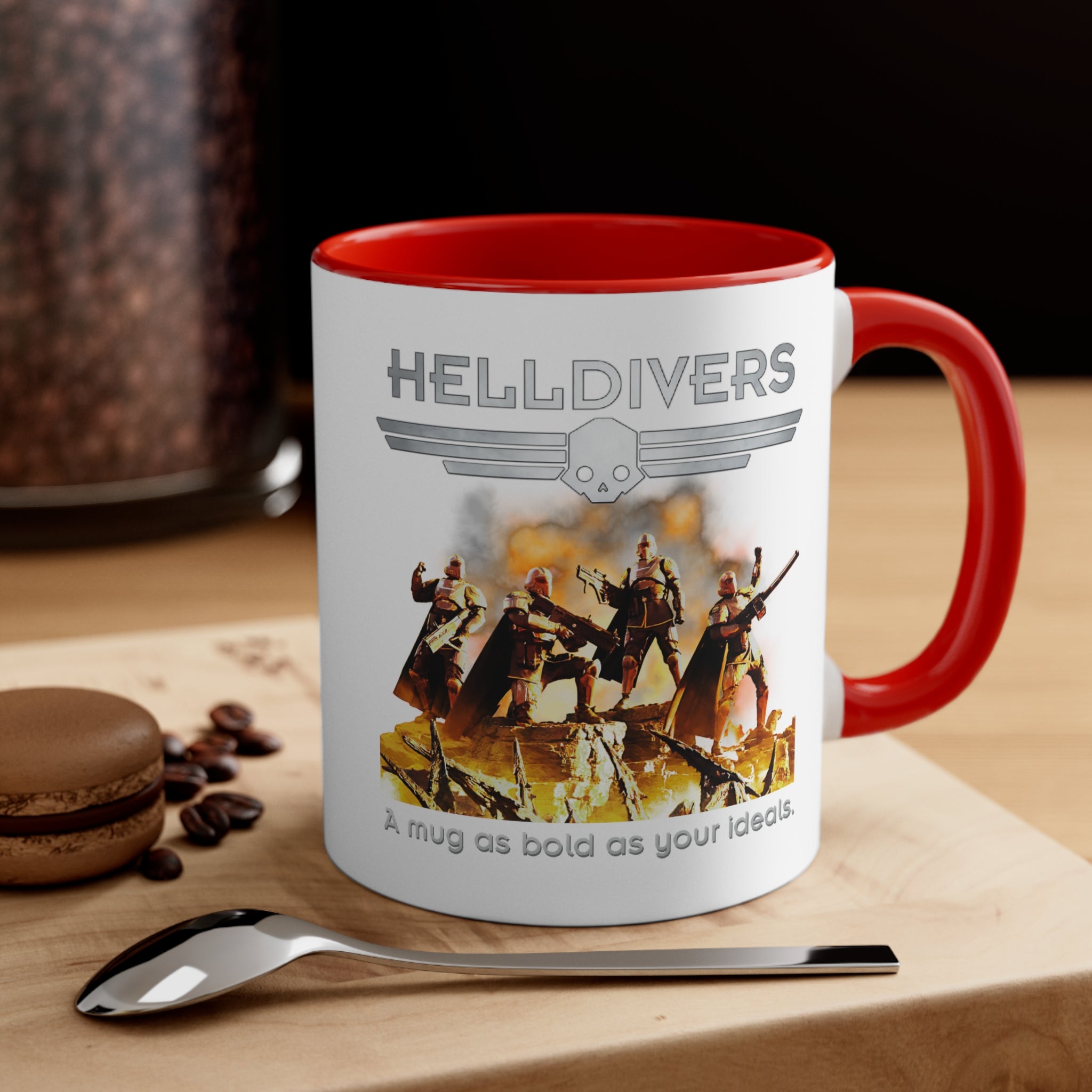 Helldivers Accent Coffee Mug, 11oz